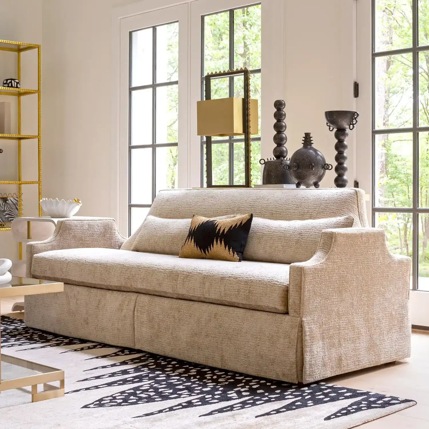 GLOBAL VIEWS DIANA SKIRTED SOFA - Sofa
