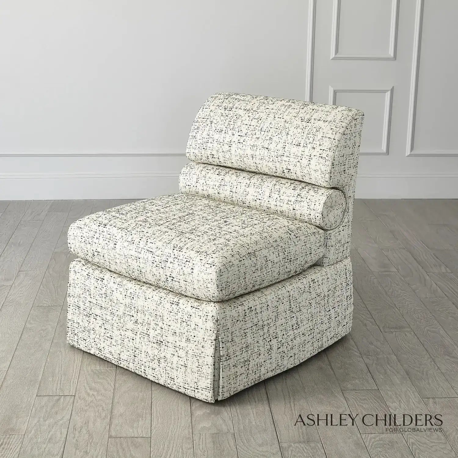 GLOBAL VIEWS BOLSTER SLIPPER CHAIR - Lounge