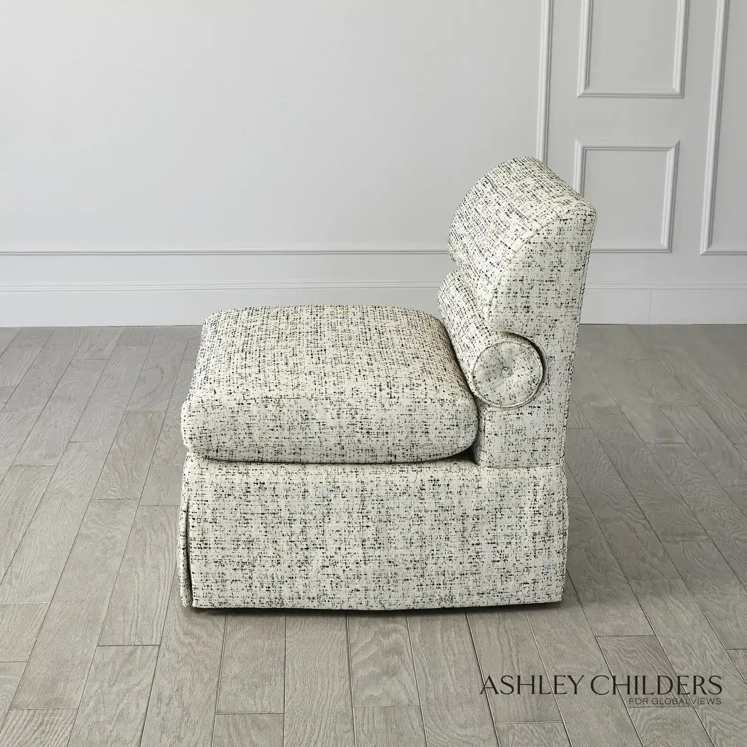 GLOBAL VIEWS BOLSTER SLIPPER CHAIR - Lounge