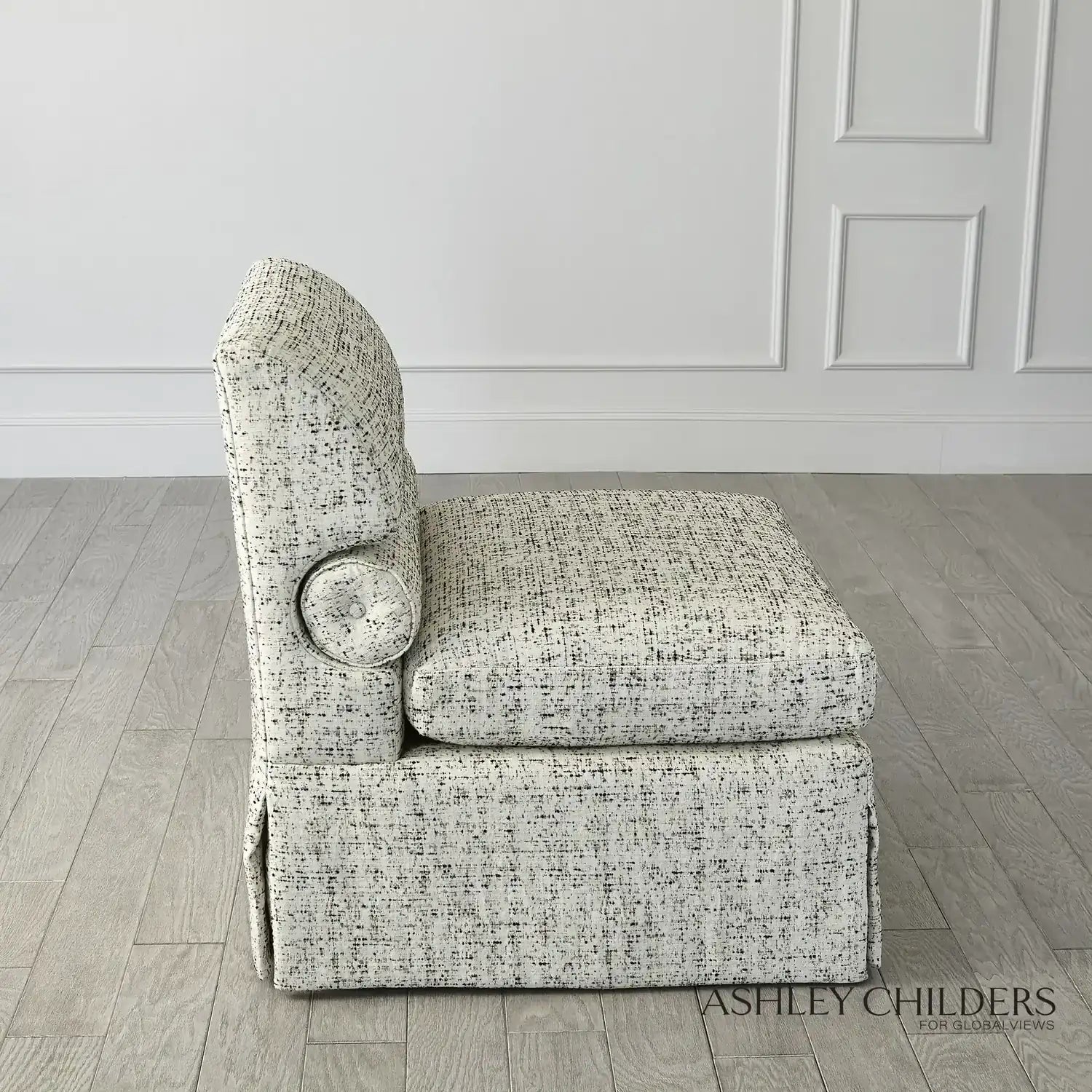 GLOBAL VIEWS BOLSTER SLIPPER CHAIR - Lounge