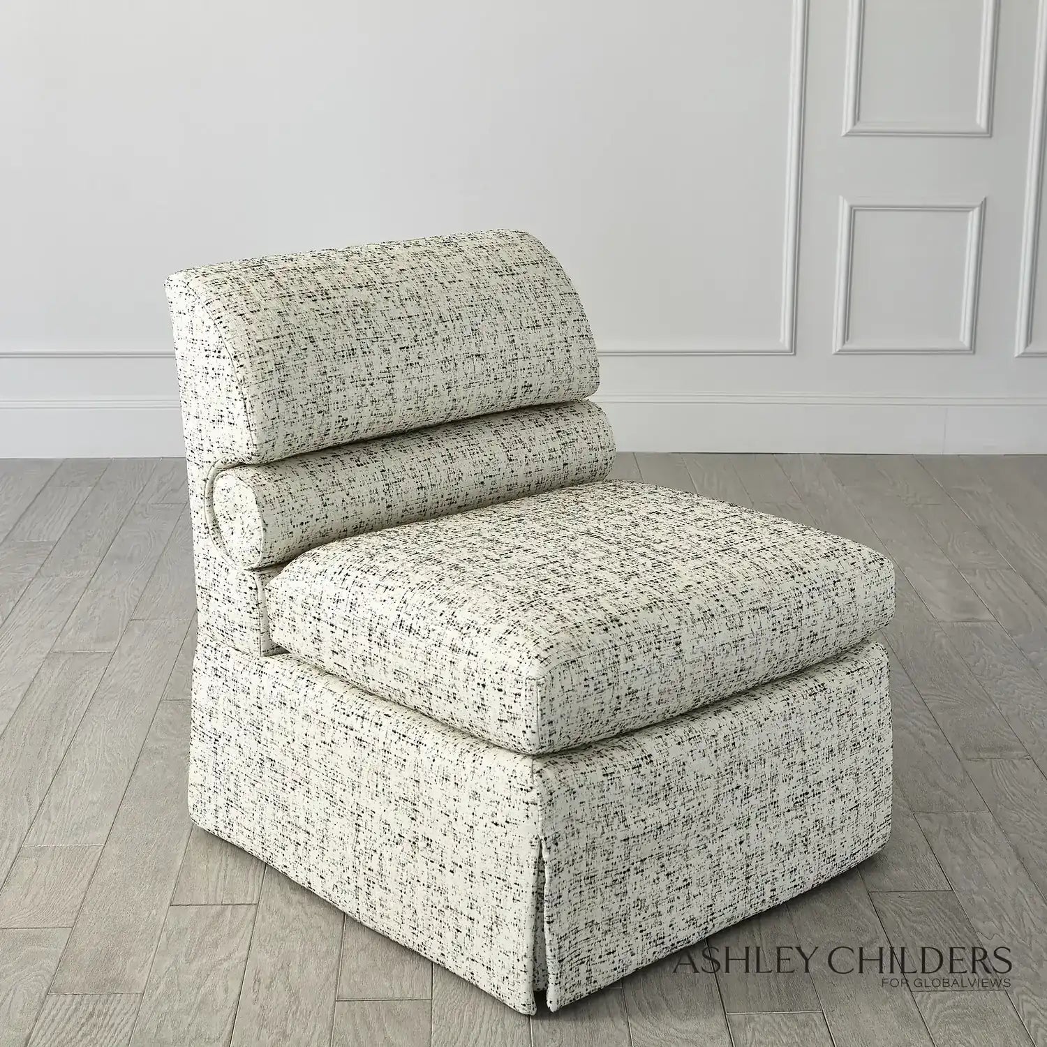 GLOBAL VIEWS BOLSTER SLIPPER CHAIR - Lounge