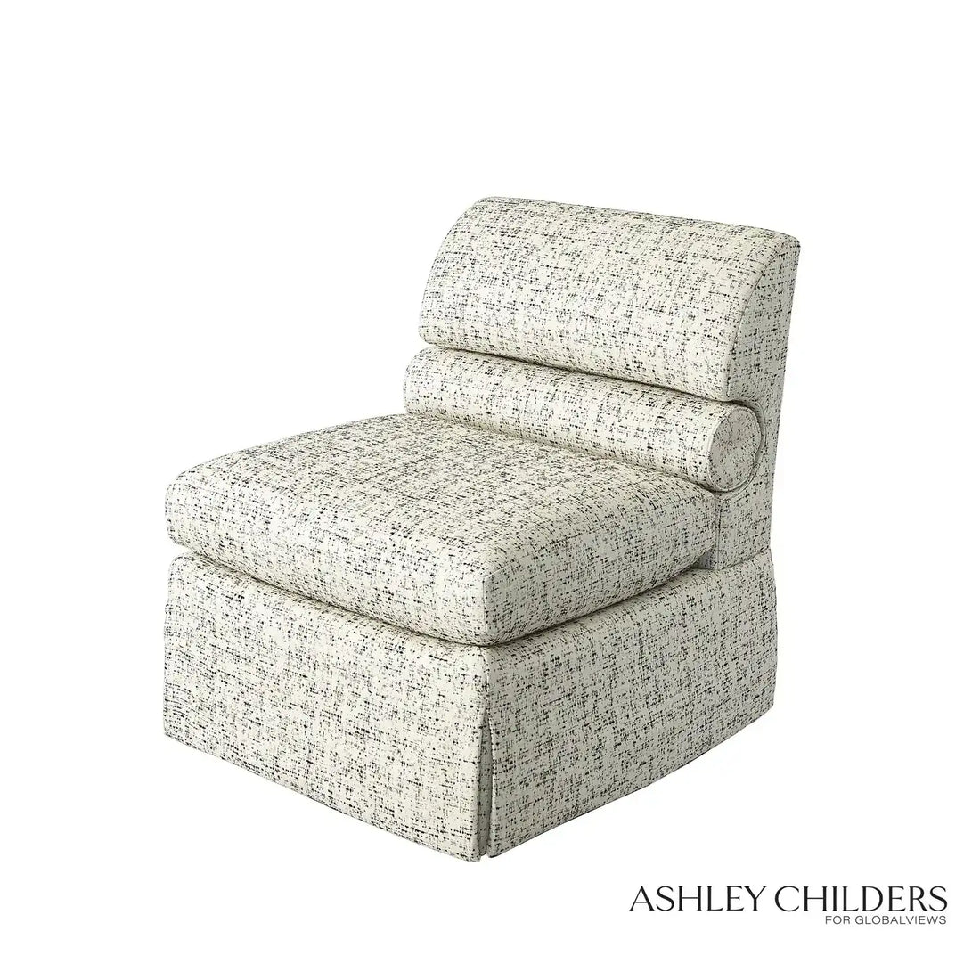 GLOBAL VIEWS BOLSTER SLIPPER CHAIR - Lounge