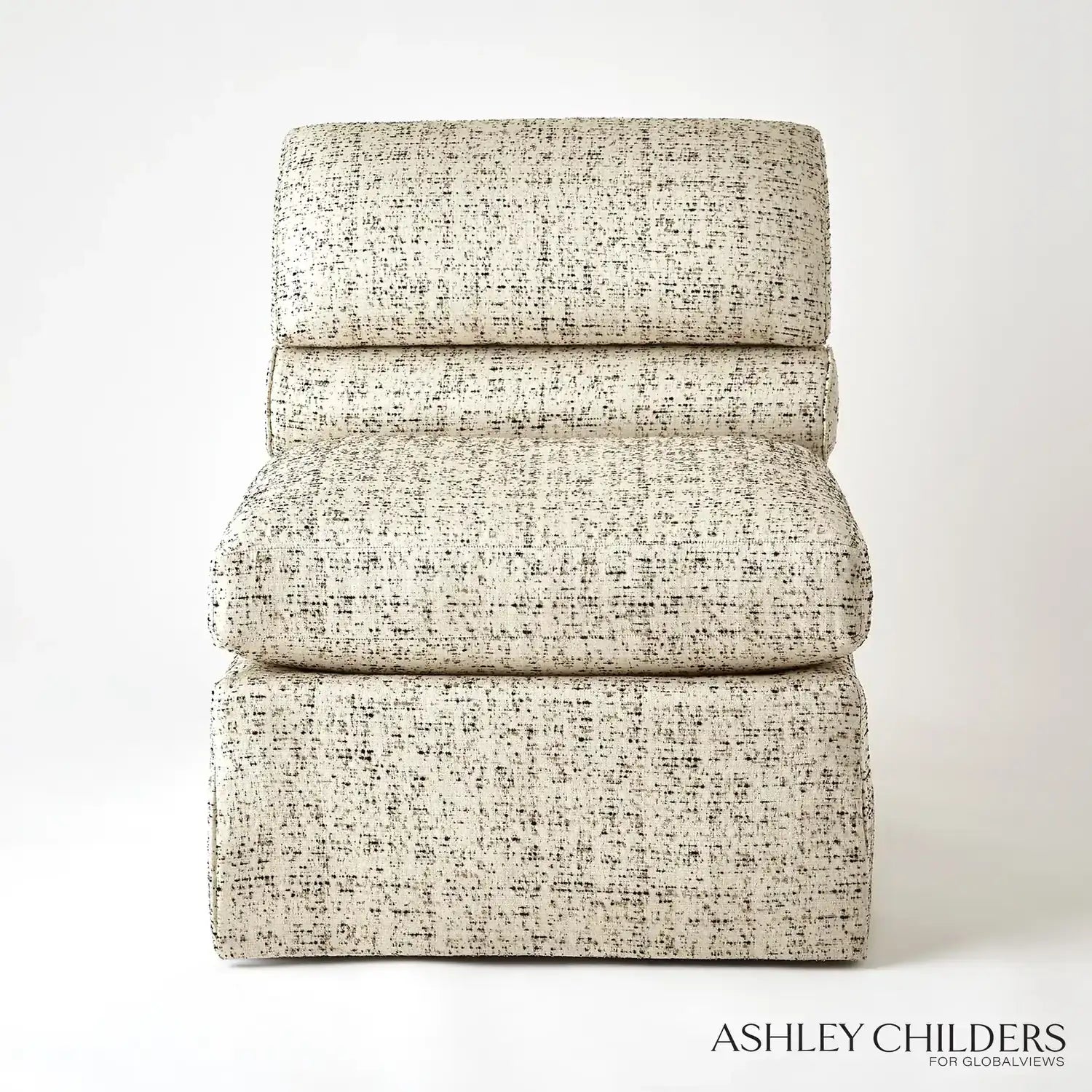 GLOBAL VIEWS BOLSTER SLIPPER CHAIR - Lounge