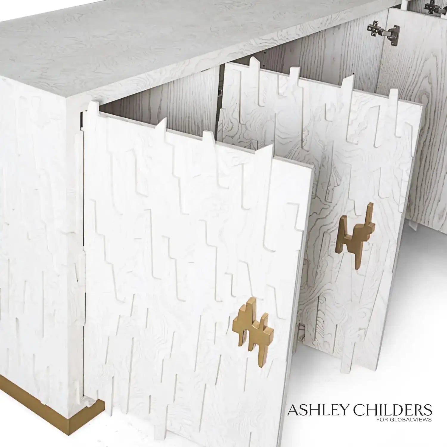 GLOBAL VIEWS BRUTALIST BUFFET - Cabinets & Bar