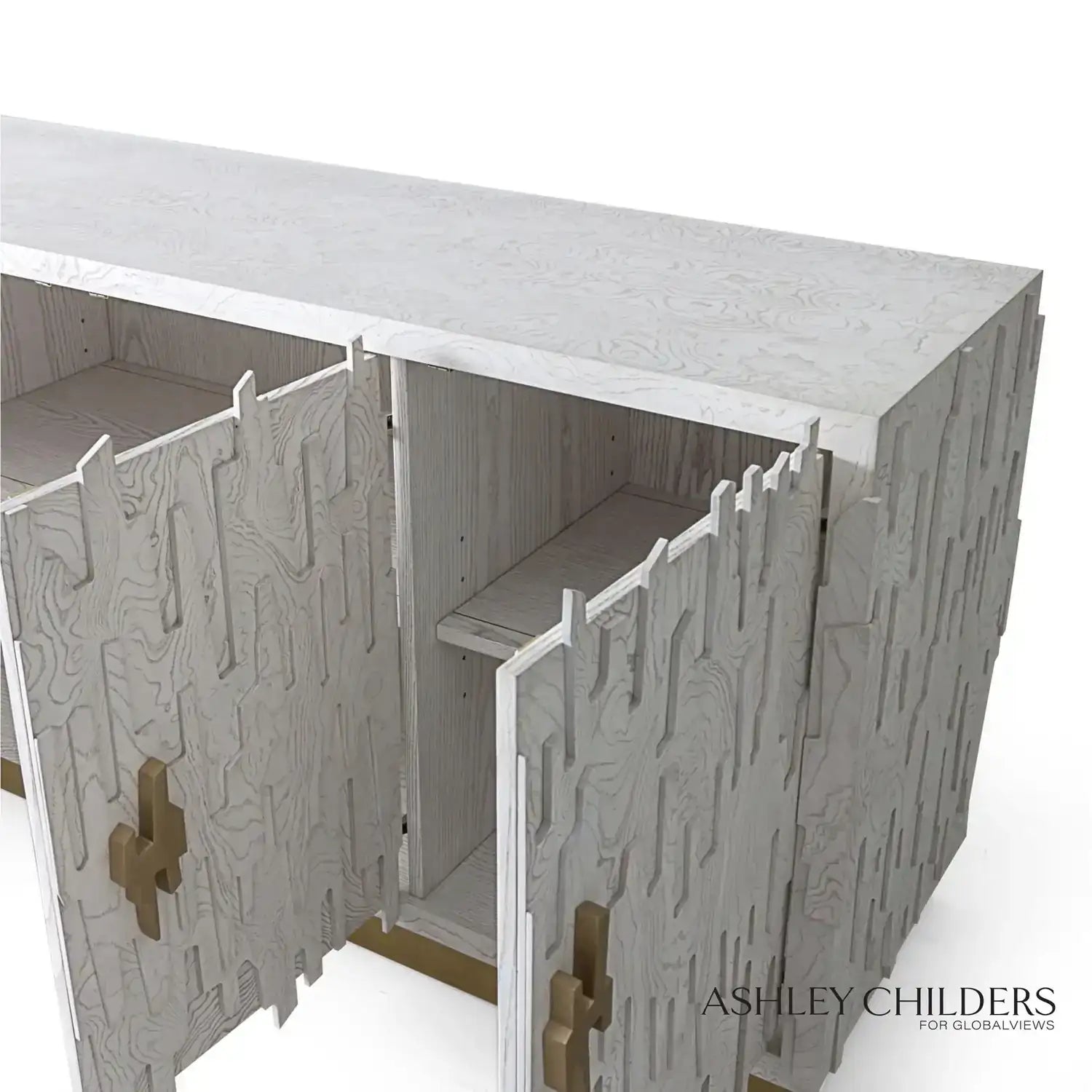 GLOBAL VIEWS BRUTALIST BUFFET - Cabinets & Bar