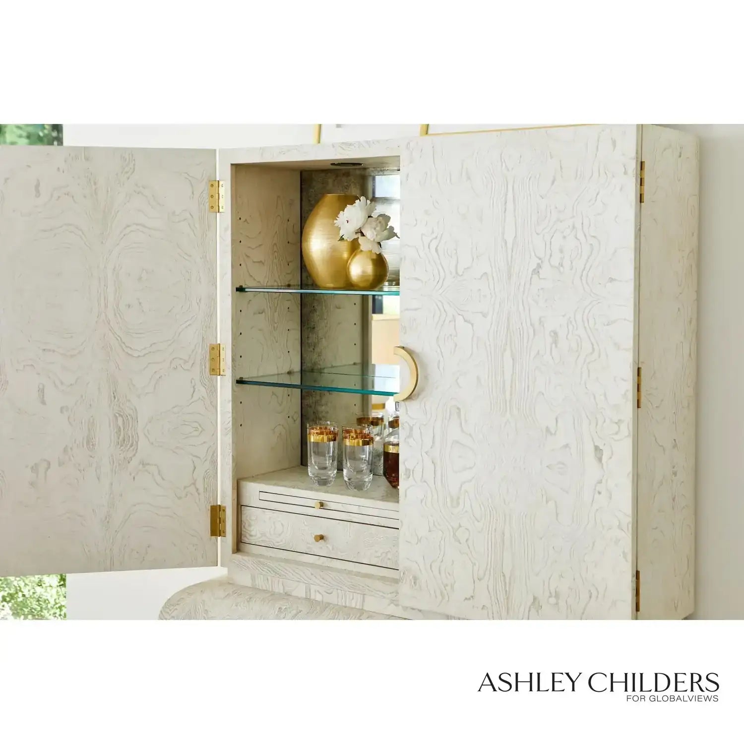 GLOBAL VIEWS BAXTER BAR CABINET - Cabinets & Bar