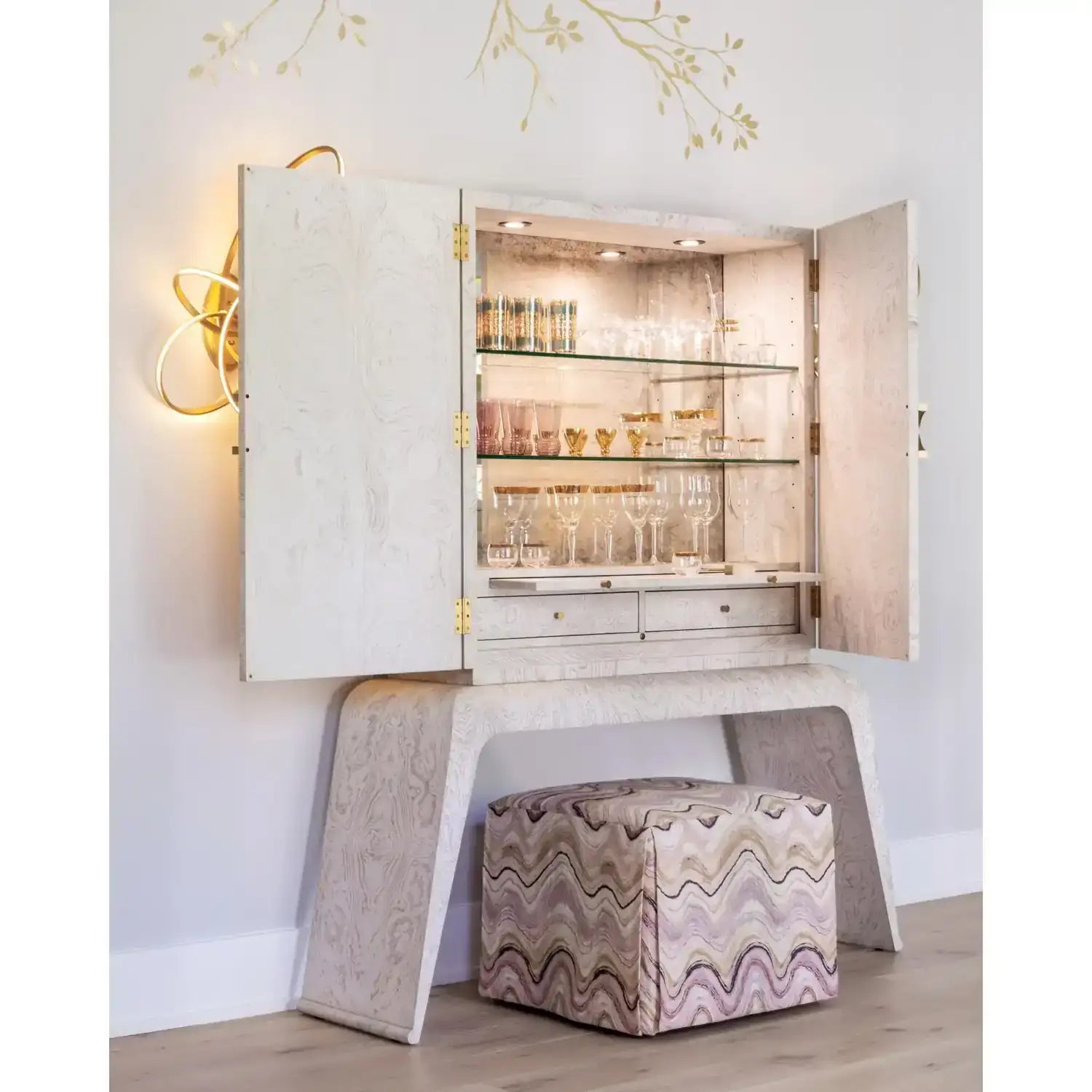 GLOBAL VIEWS BAXTER BAR CABINET - Cabinets & Bar