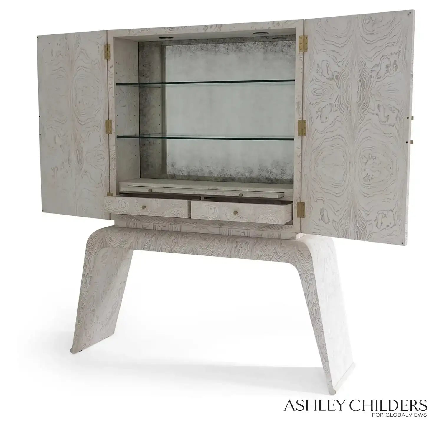 GLOBAL VIEWS BAXTER BAR CABINET - Cabinets & Bar