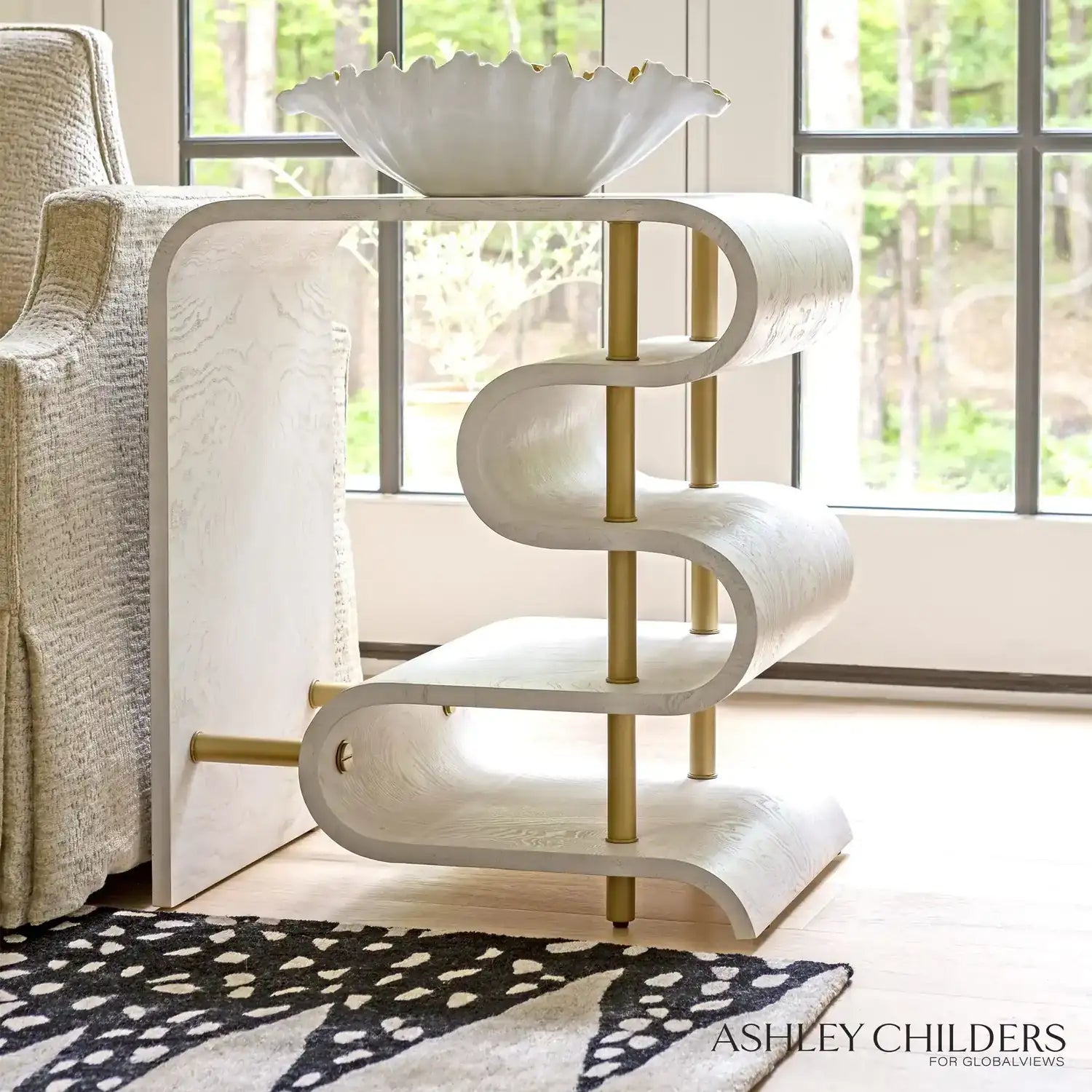 GLOBAL VIEWS TRAVERSE SIDE TABLE - Side