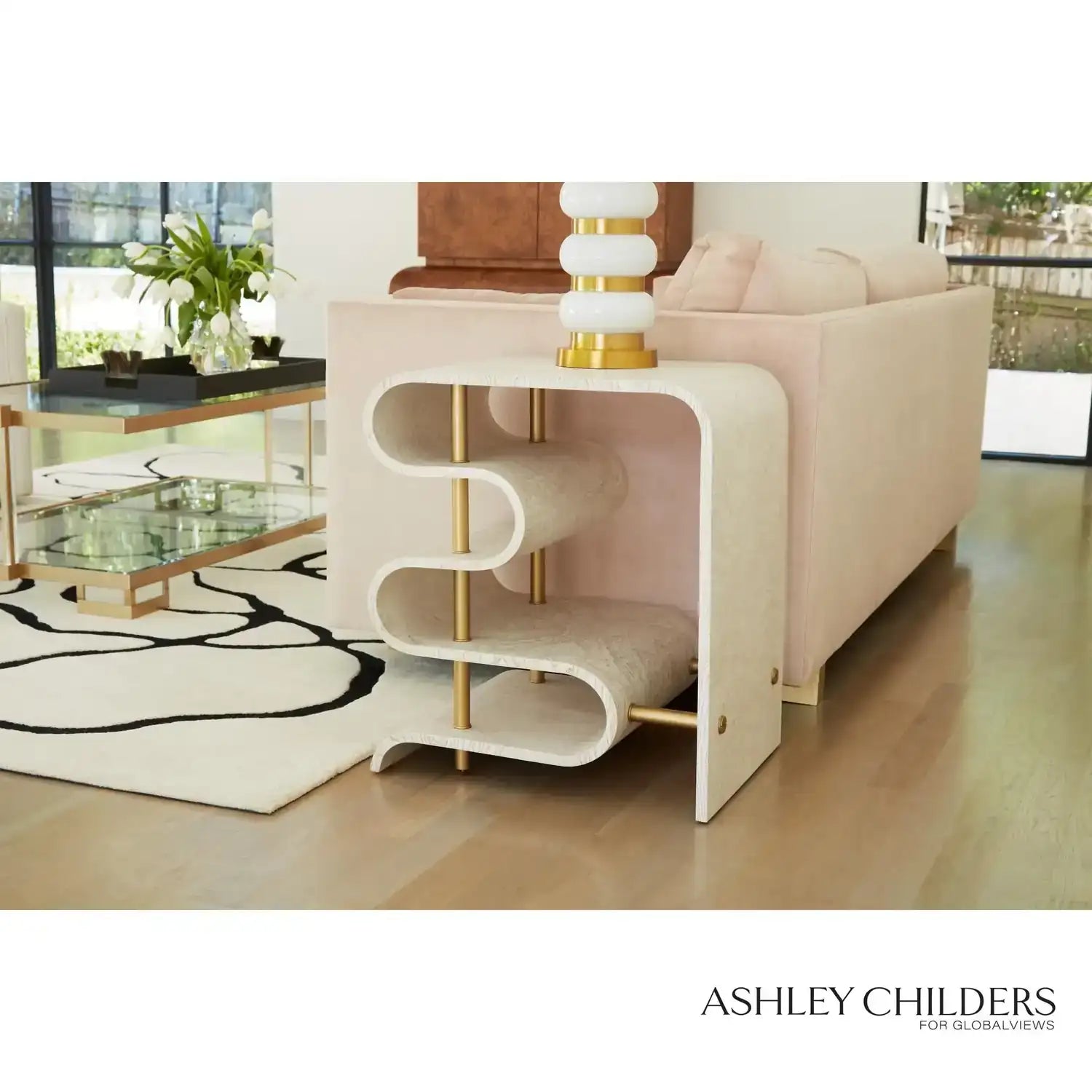 GLOBAL VIEWS TRAVERSE SIDE TABLE - Side