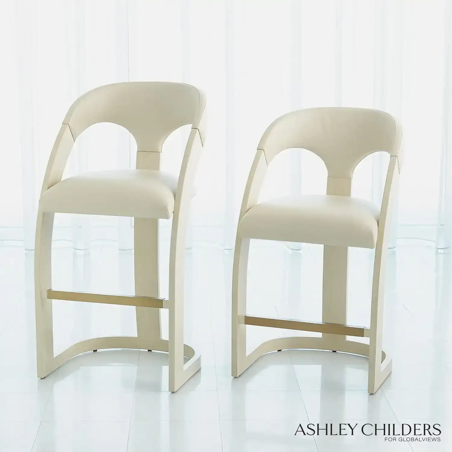 GLOBAL VIEWS DELIA BAR STOOL - Bar Stools