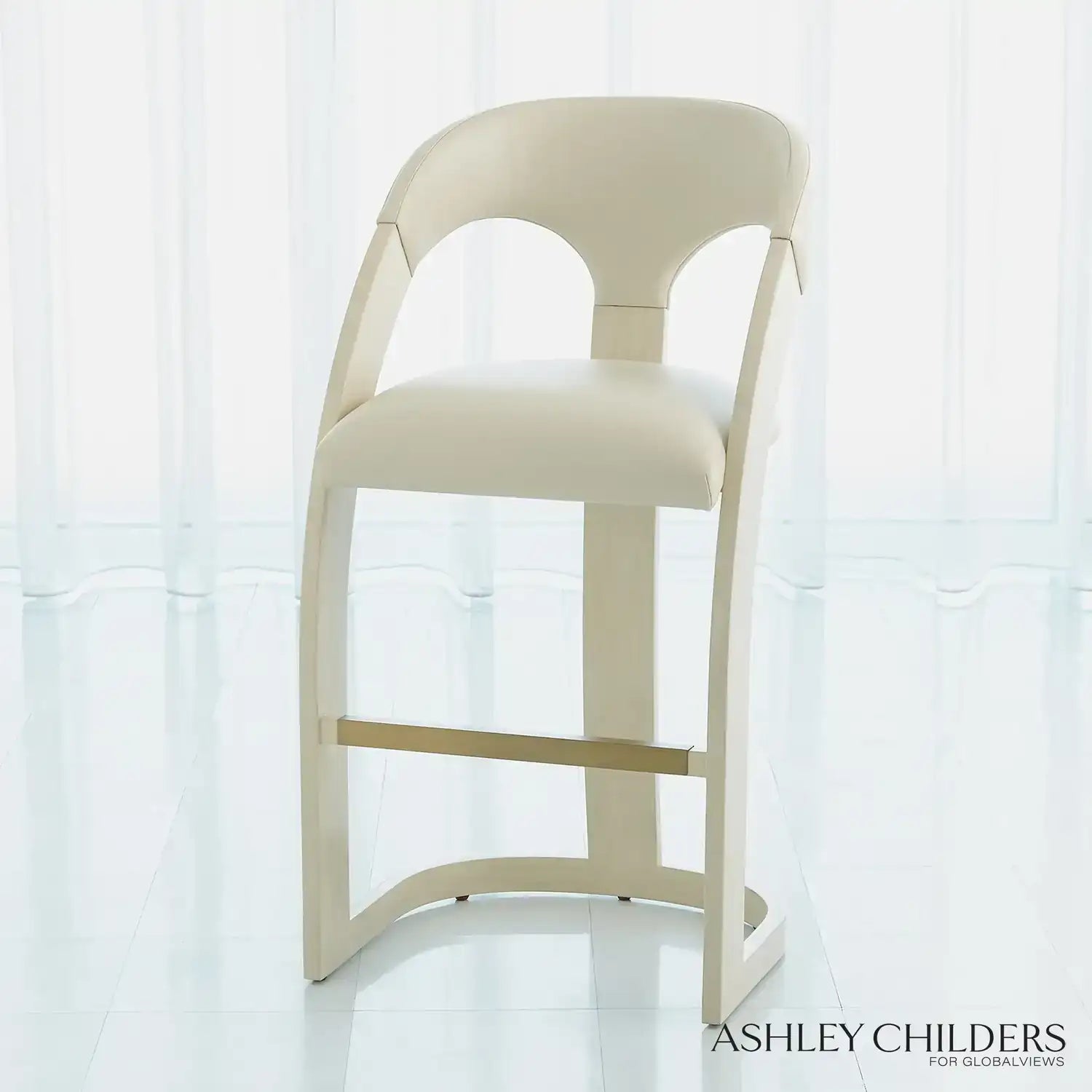 GLOBAL VIEWS DELIA BAR STOOL - Bar Stools