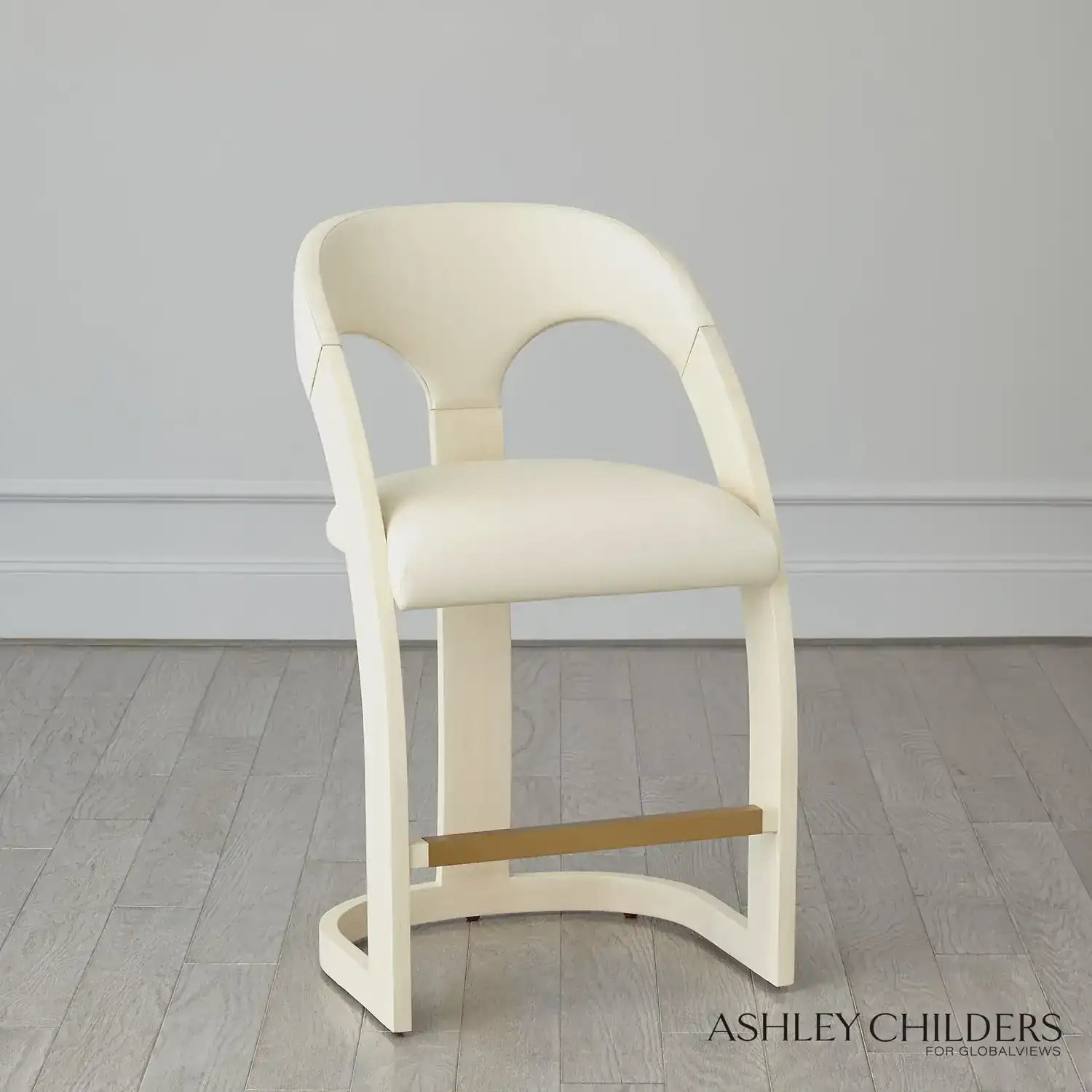GLOBAL VIEWS DELIA COUNTER STOOL - Bar Stools