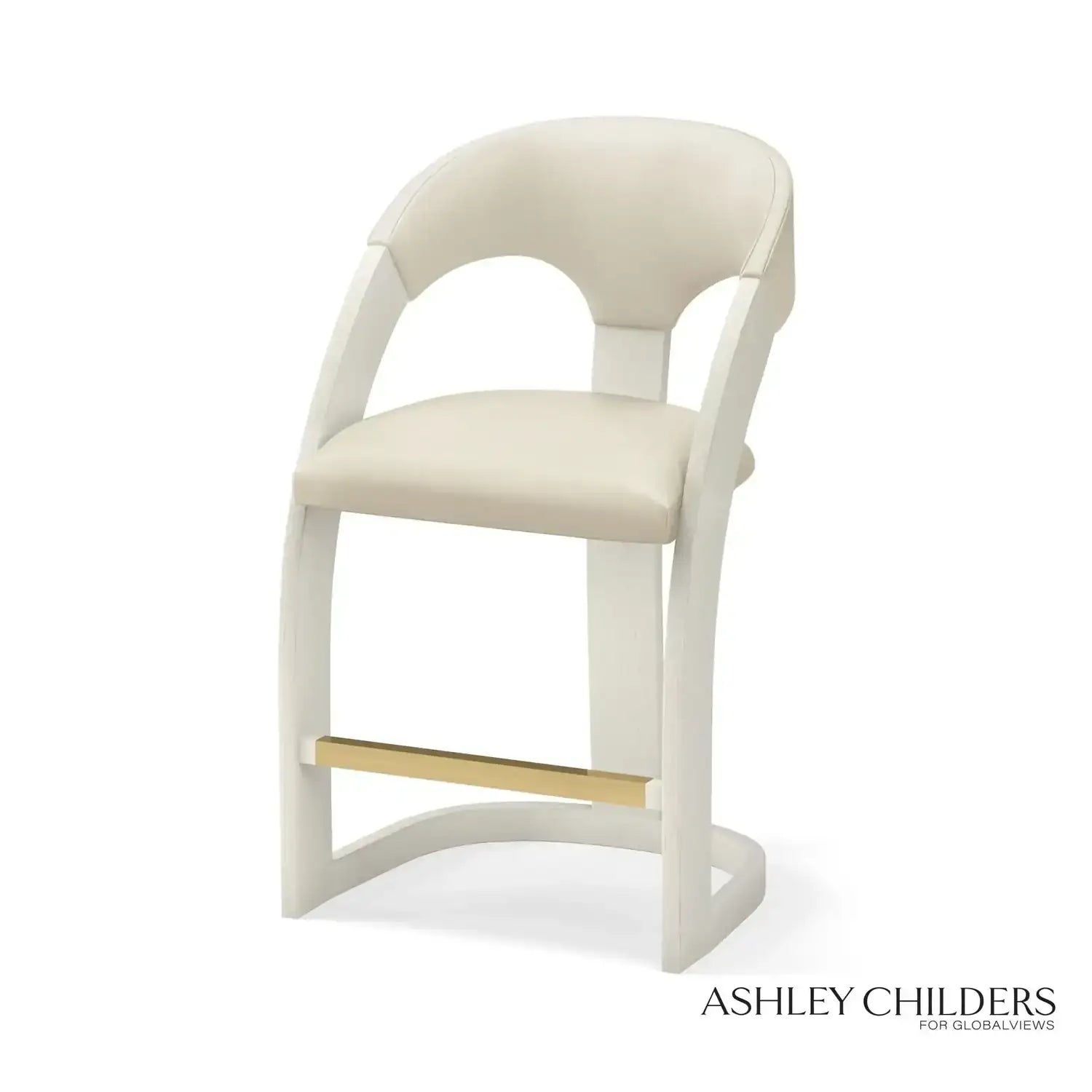 GLOBAL VIEWS DELIA COUNTER STOOL - Bar Stools