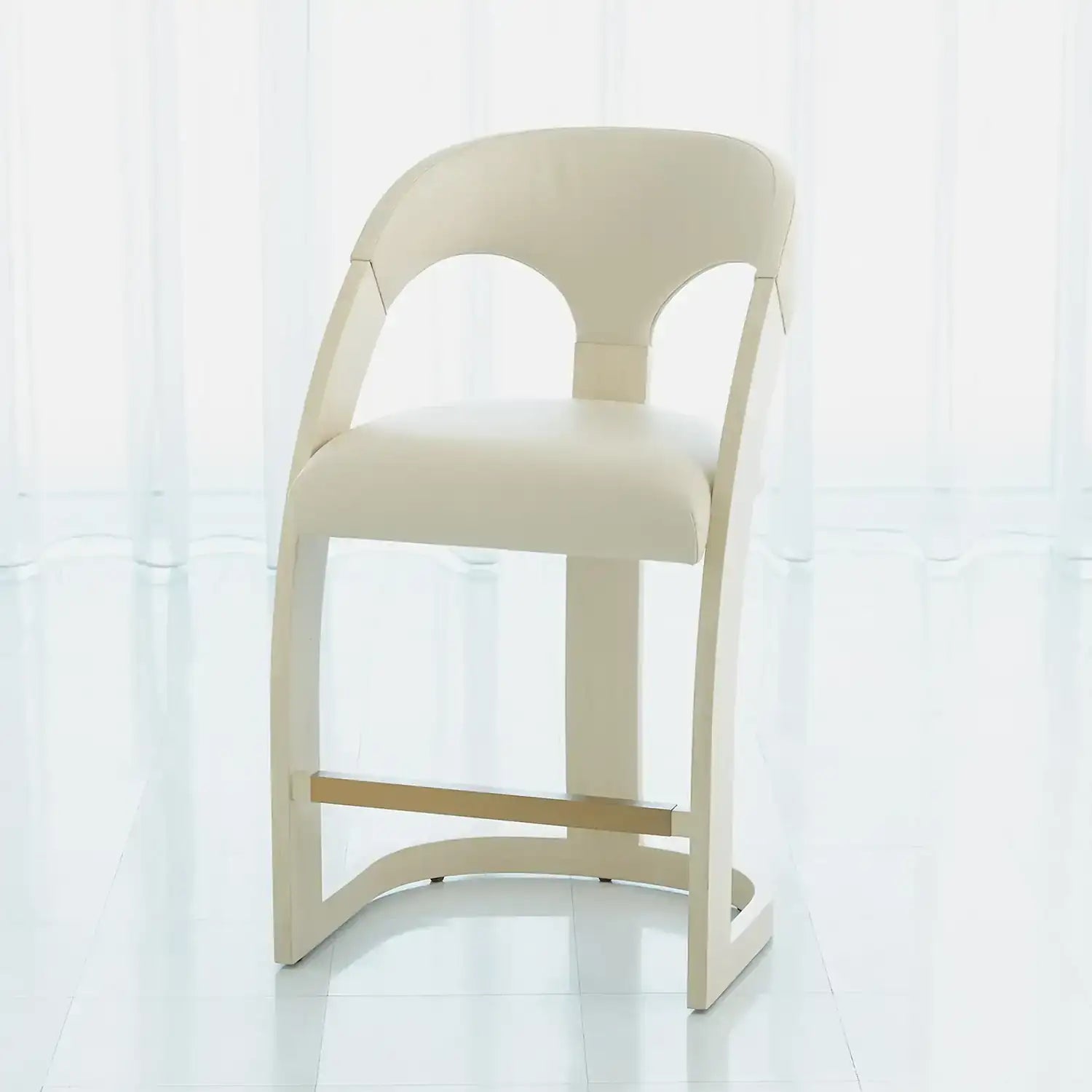 GLOBAL VIEWS DELIA COUNTER STOOL - Bar Stools