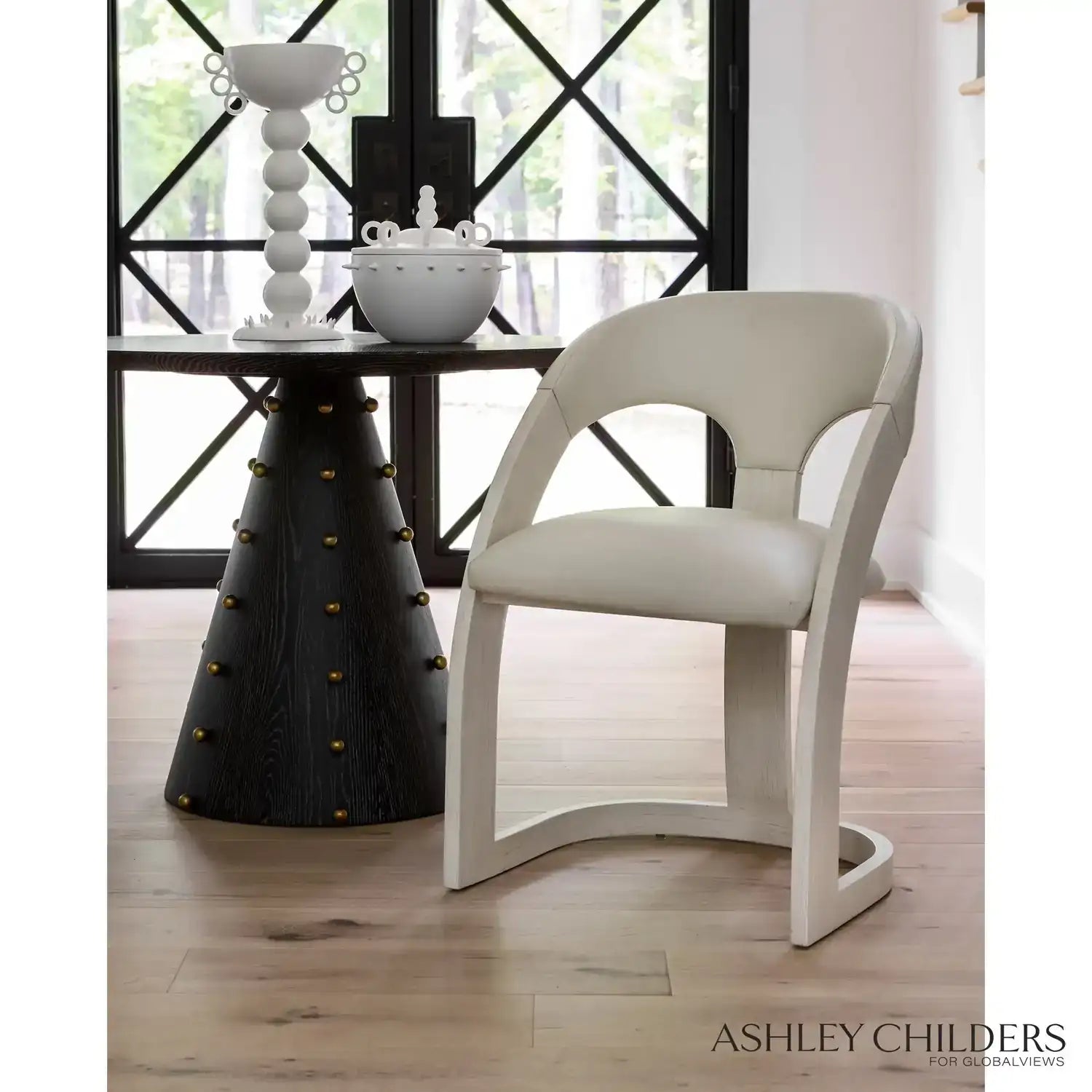 GLOBAL VIEWS DELIA DINING CHAIR - Dinning Chairs