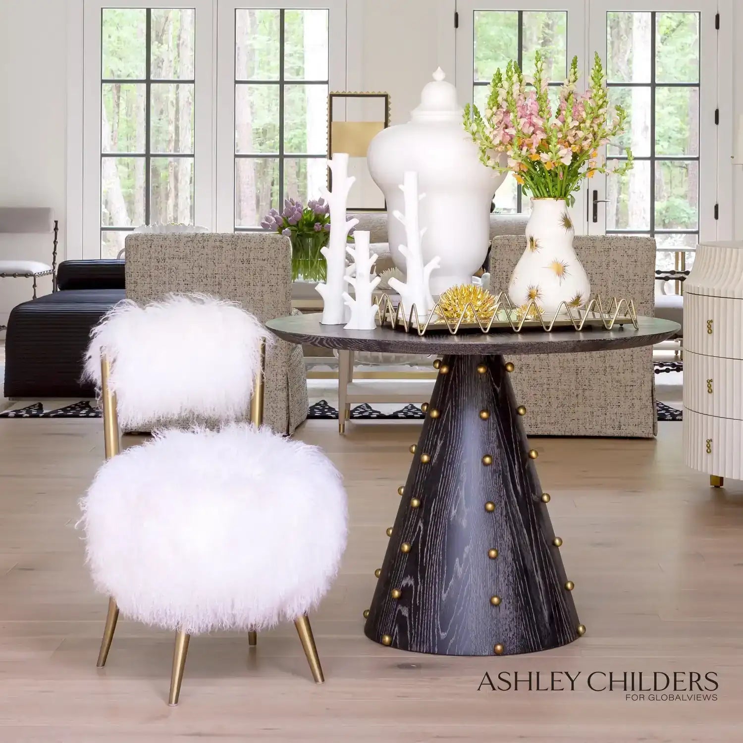 GLOBAL VIEWS HAILEY CHAIR - Lounge