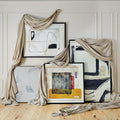 GLOBAL VIEWS SCRATCH LOOPS FRAMED ART - DO NOT SHOW ON WEBSITE