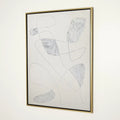 GLOBAL VIEWS SCRATCH LOOPS FRAMED ART - DO NOT SHOW ON WEBSITE