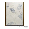 GLOBAL VIEWS SCRATCH LOOPS FRAMED ART - DO NOT SHOW ON WEBSITE