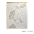 GLOBAL VIEWS SCRATCH LOOPS FRAMED ART - DO NOT SHOW ON WEBSITE