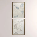 GLOBAL VIEWS SCRATCH LOOPS FRAMED ART - DO NOT SHOW ON WEBSITE