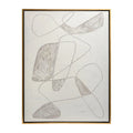 GLOBAL VIEWS SCRATCH LOOPS FRAMED ART - DO NOT SHOW ON WEBSITE