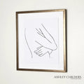 GLOBAL VIEWS LOVE, HER FRAMED ART - DO NOT SHOW ON WEBSITE