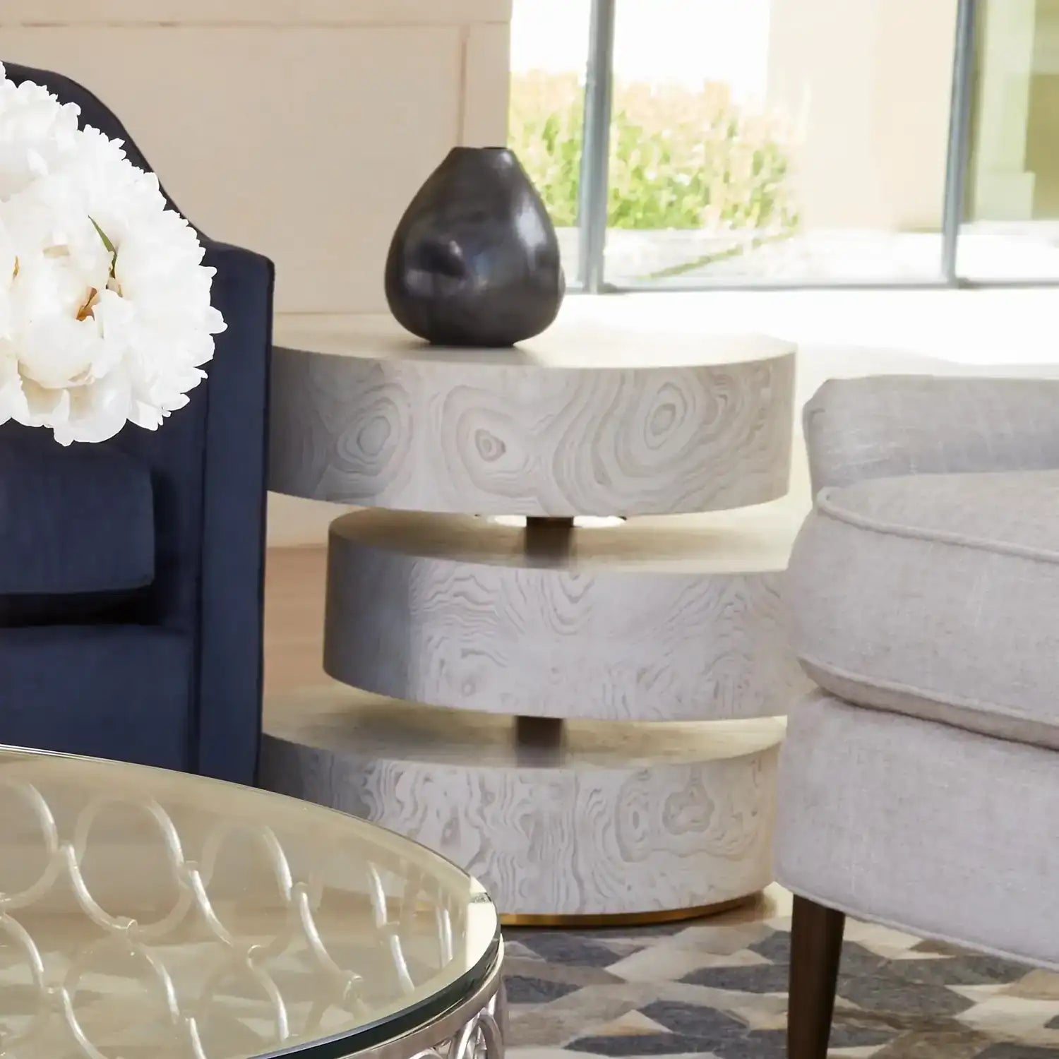 GLOBAL VIEWS PIVOT SIDE TABLE - Side