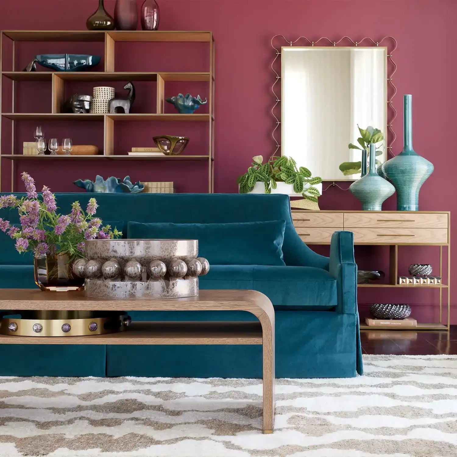 GLOBAL VIEWS DIANA SKIRTED SOFA - Sofa