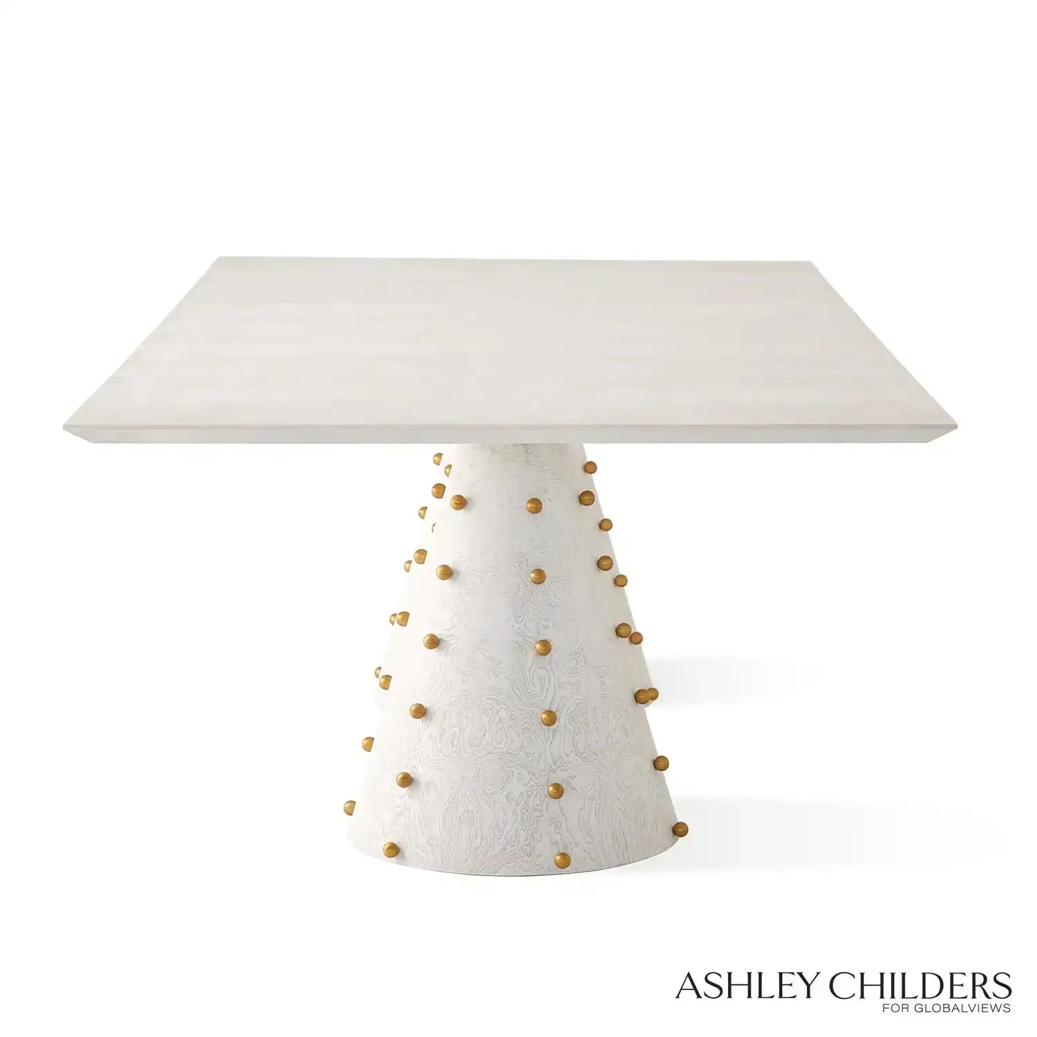 GLOBAL VIEWS SPHERES RECTANGLE DINING TABLE - Dinning Tables