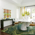 GLOBAL VIEWS SPHERES RECTANGLE DINING TABLE - Dinning Tables