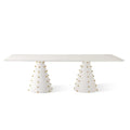 GLOBAL VIEWS SPHERES RECTANGLE DINING TABLE - Dinning Tables