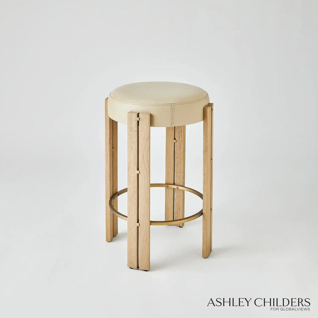 GLOBAL VIEWS PAXTON COUNTER STOOL - Bar Stools