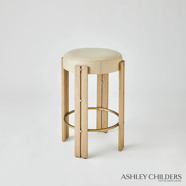 GLOBAL VIEWS PAXTON COUNTER STOOL - Bar Stools