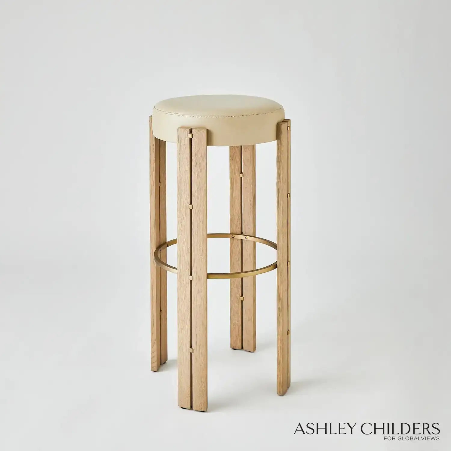 GLOBAL VIEWS PAXTON BAR STOOL - Bar Stools