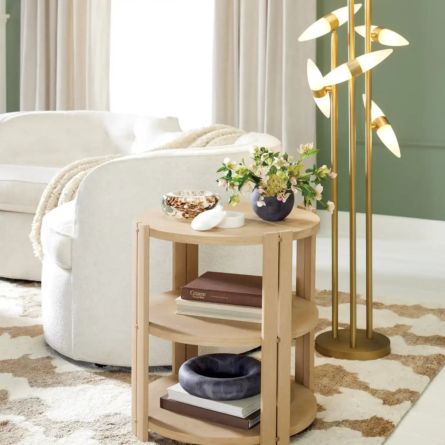 GLOBAL VIEWS PAXTON END TABLE - Side