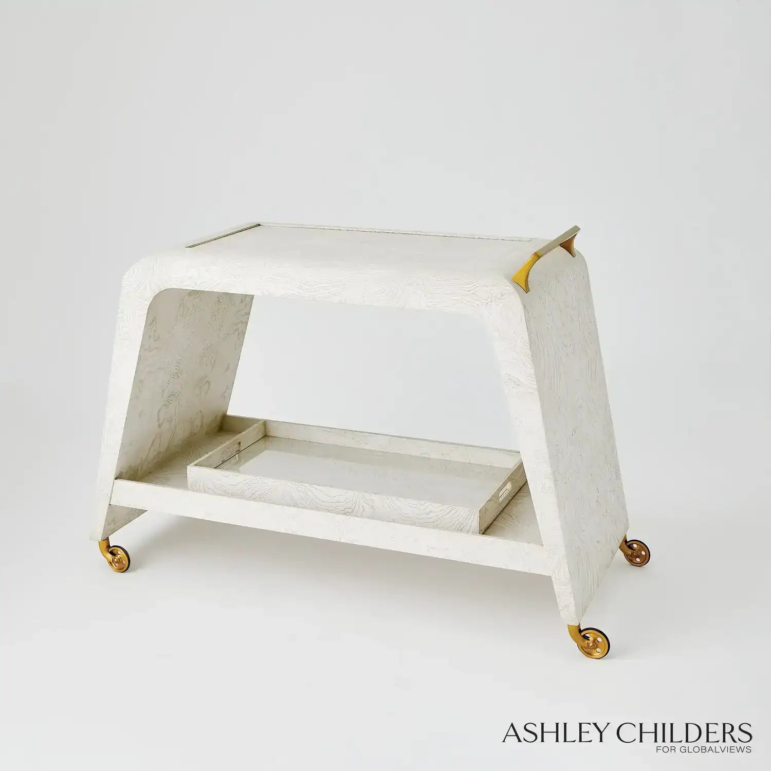 GLOBAL VIEWS BAXTER BAR CART - Cabinets & Bar