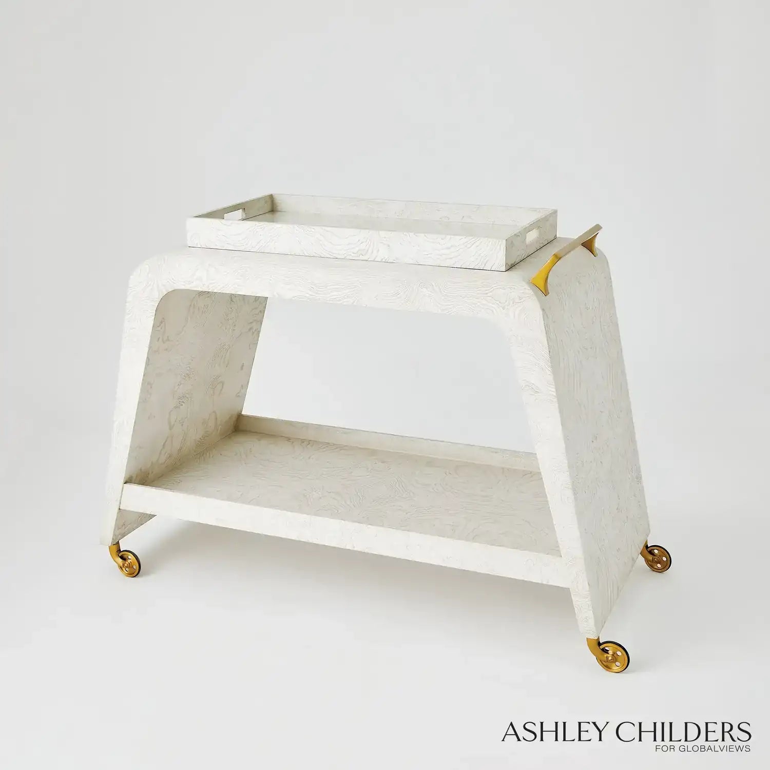 GLOBAL VIEWS BAXTER BAR CART - Cabinets & Bar