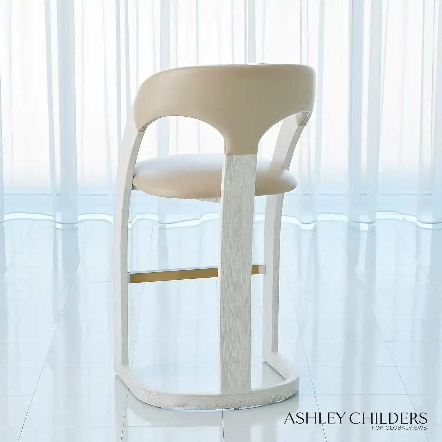 GLOBAL VIEWS DELIA BAR STOOL - Bar Stools
