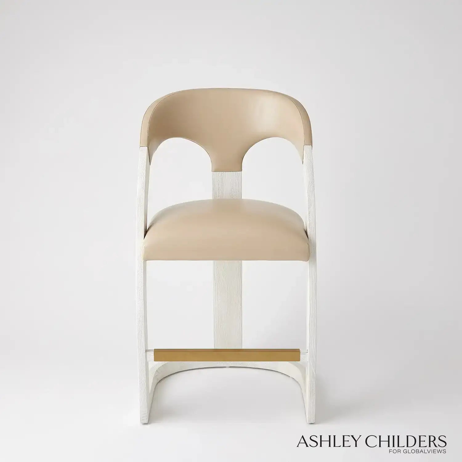 GLOBAL VIEWS DELIA COUNTER STOOL - Bar Stools