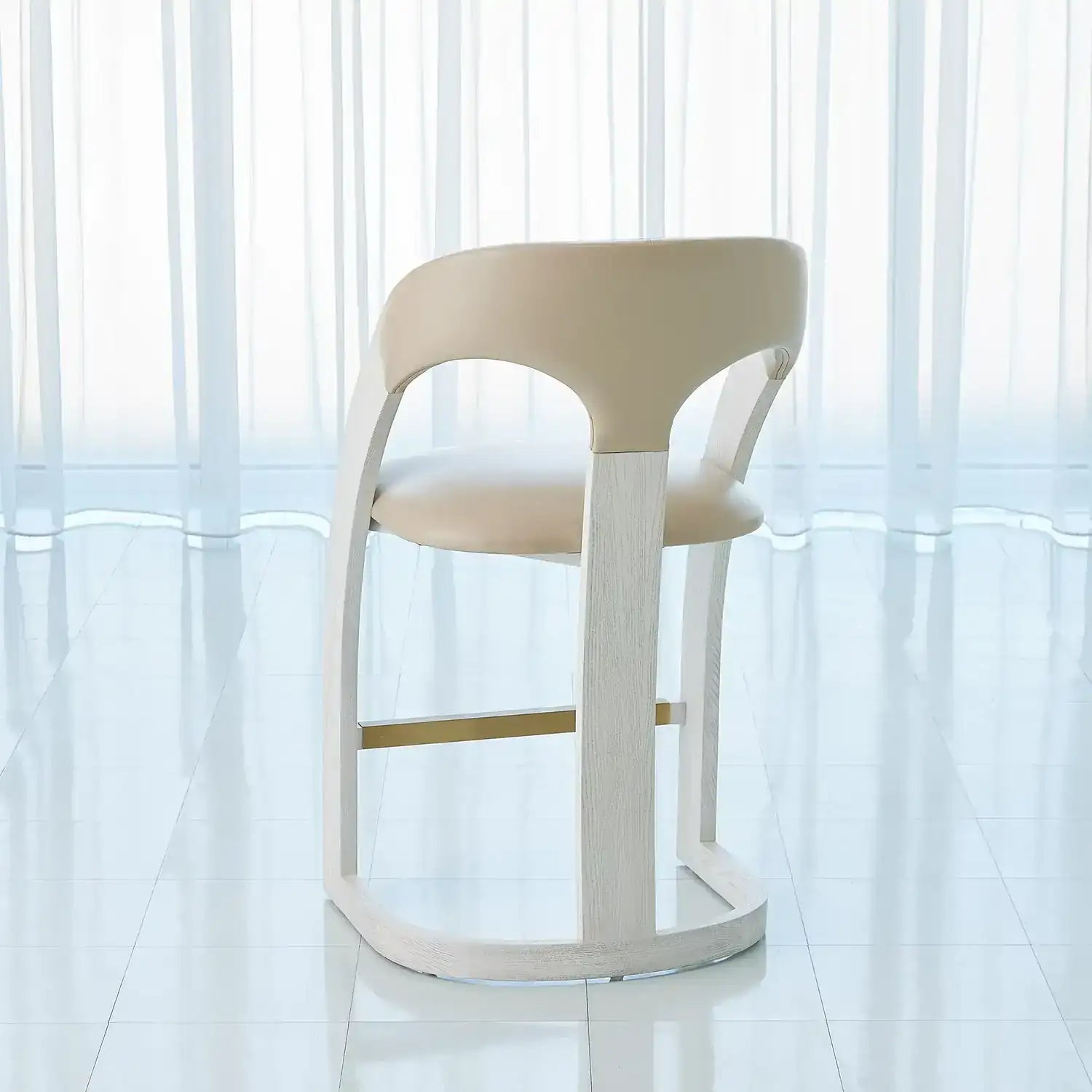 GLOBAL VIEWS DELIA COUNTER STOOL - Bar Stools