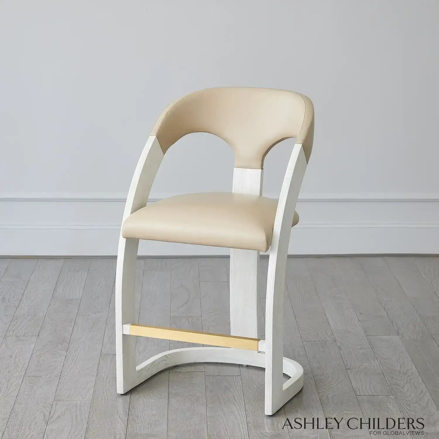 GLOBAL VIEWS DELIA COUNTER STOOL - Bar Stools