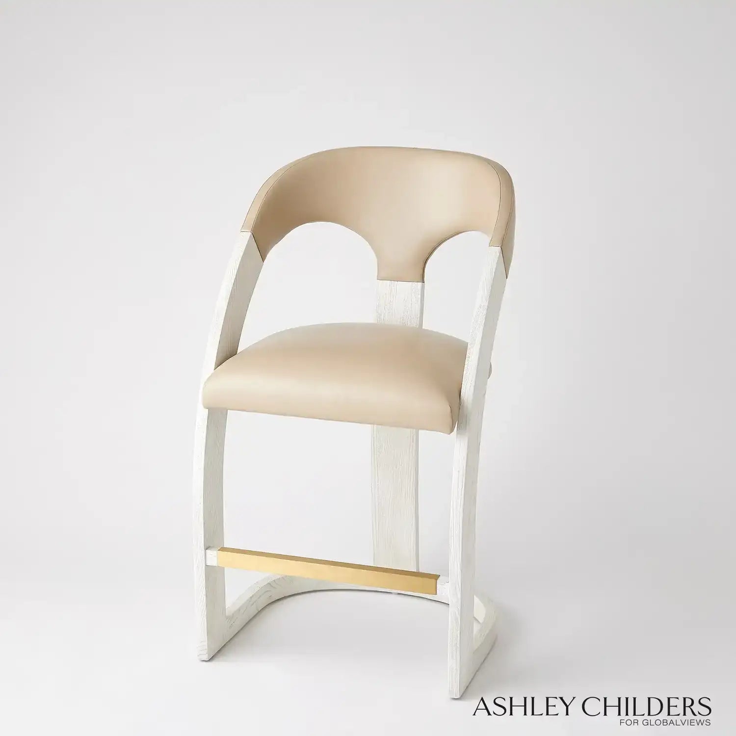 GLOBAL VIEWS DELIA COUNTER STOOL - Bar Stools