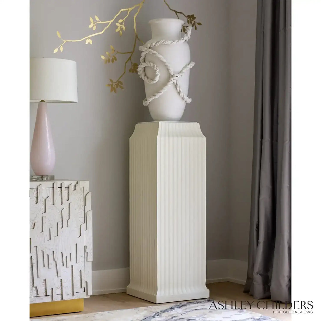 GLOBAL VIEWS TWISTED AMPHORA VASE - Decorative Accents