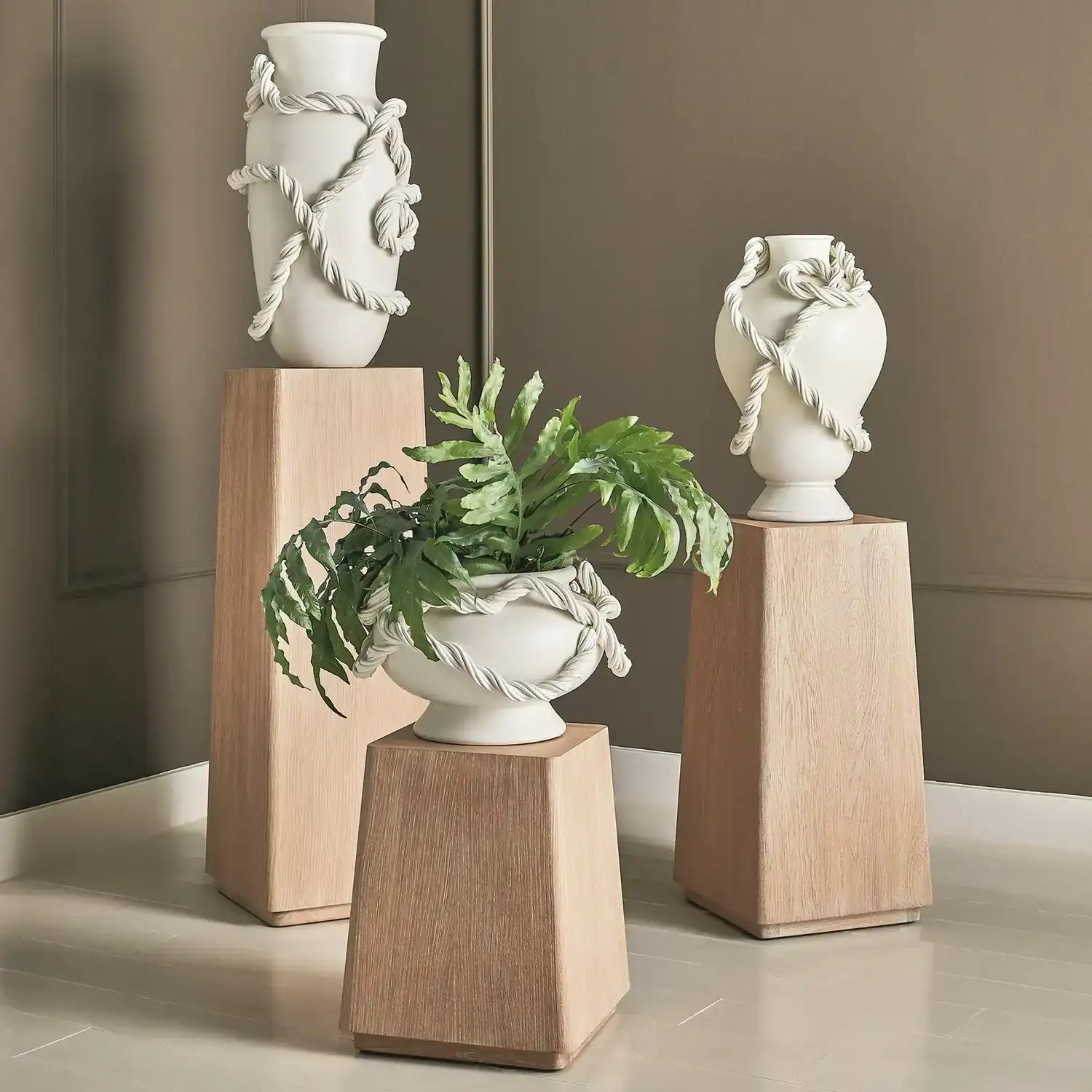 GLOBAL VIEWS TWISTED AMPHORA VASE - Decorative Accents