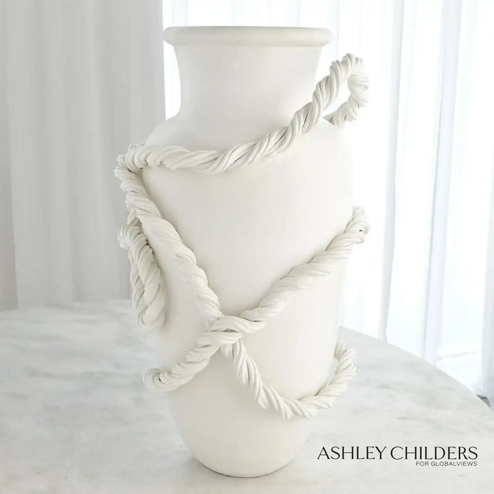 GLOBAL VIEWS TWISTED AMPHORA VASE - Decorative Accents