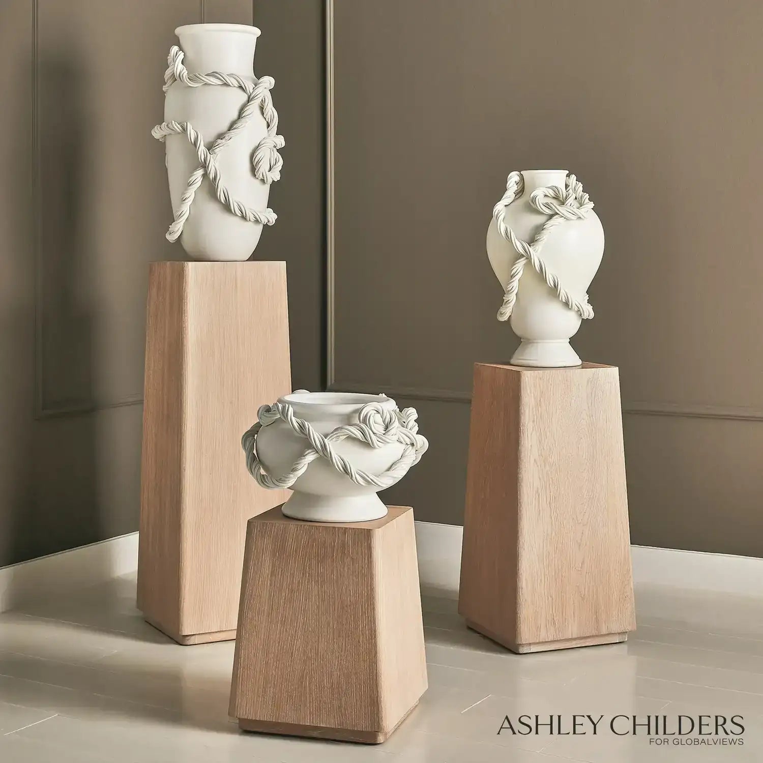 GLOBAL VIEWS TWISTED VINE VASE - Decorative Accents