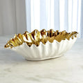 GLOBAL VIEWS ORGANIC WAVE OVAL BOWL - Decorative Accents