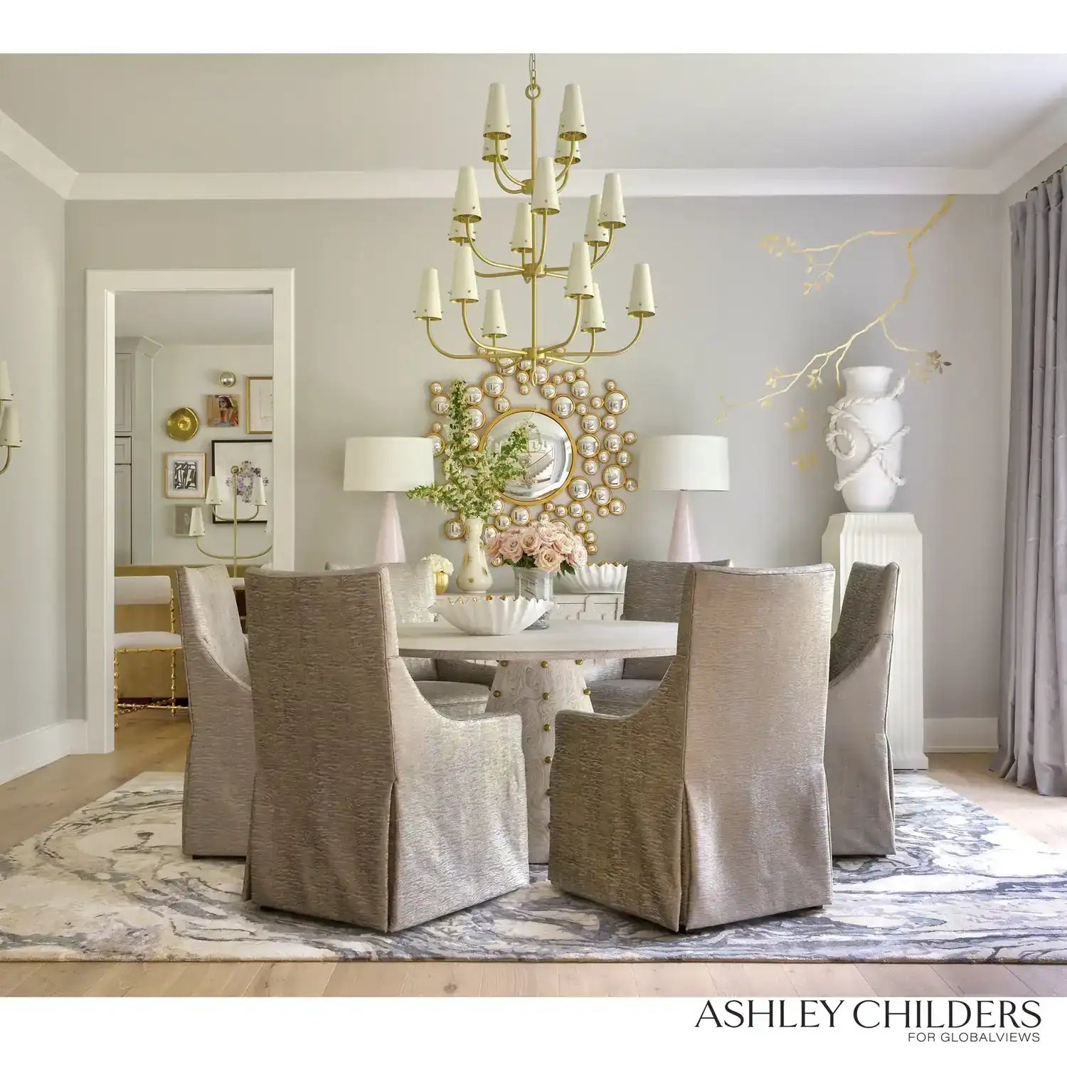 GLOBAL VIEWS ORGANIC WAVE OVAL BOWL - Decorative Accents